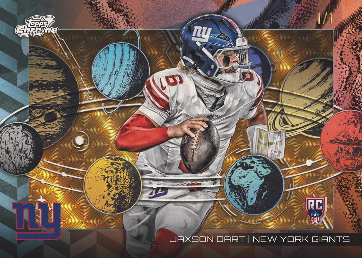 2025 Topps Cosmic Chrome Football Hobby 8 Box Case