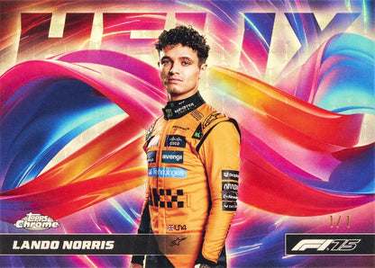 2025 Topps Chrome Formula 1 Racing Hobby 12 Box Case