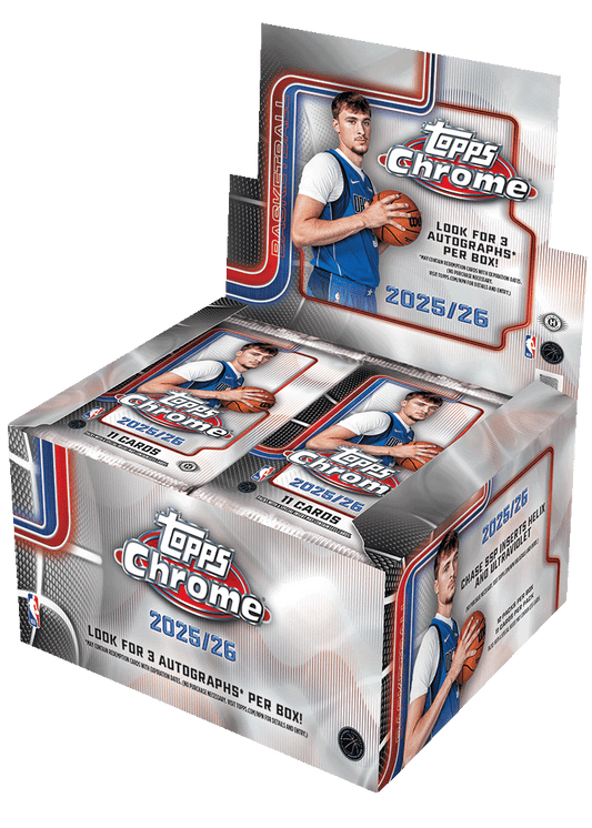 2025/26 Topps Chrome Basketball Jumbo Box
