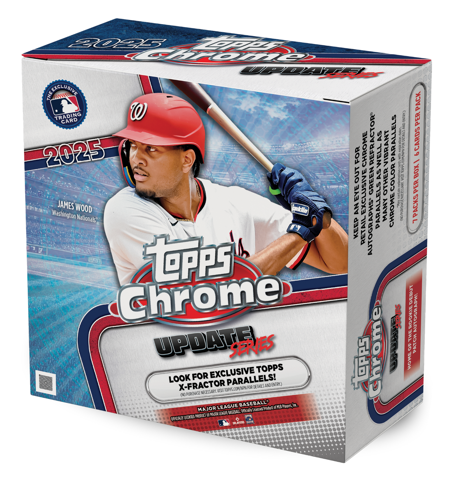 2025 Topps Chrome Update Series Baseball Mega 20 Box Case