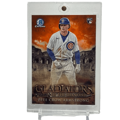2024 Bowman Chrome Pete Crow-Armstrong #GOTD-5 Gladiators Rookie Orange Refractor /25