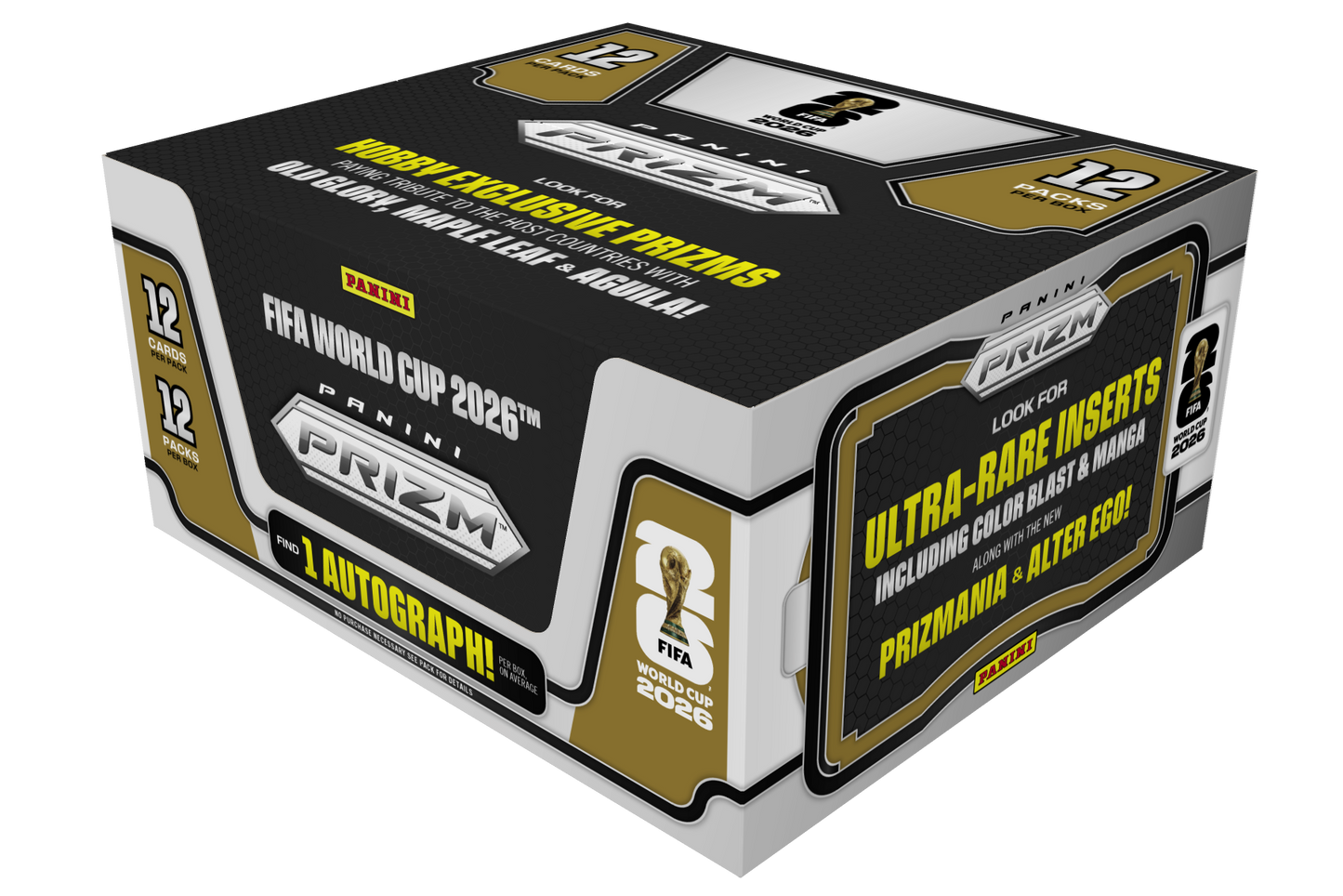 2026 Panini Prizm World Cup Soccer Hobby 12 Box Case