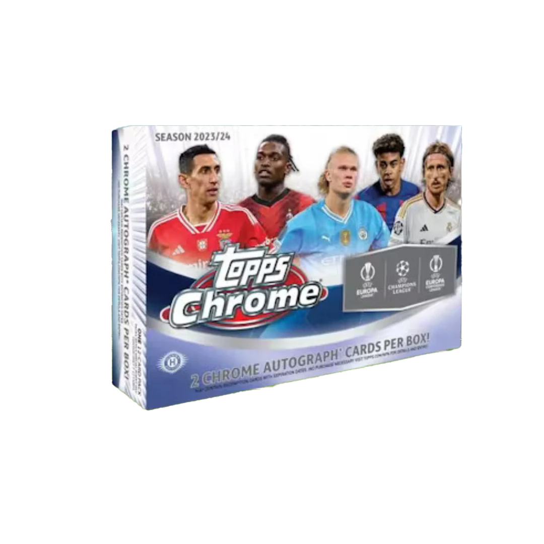 2023/24 Topps UEFA Club Competitions Chrome Soccer Breaker's Delight Box