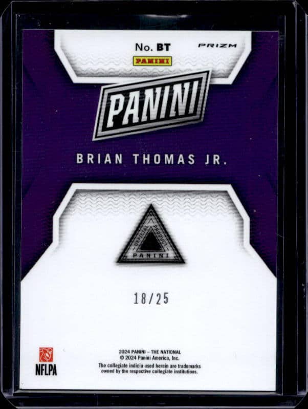 2024 Panini - The National Breakers Pack Brian Thomas Jr. /25