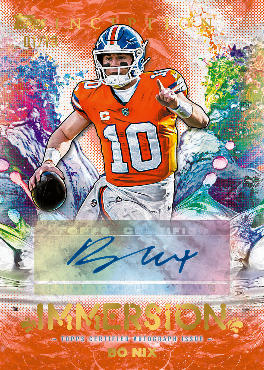2026 Topps Inception Football Hobby 8 Box Case