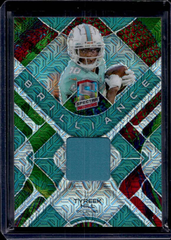2023 Panini Spectra Tyreek Hill #BRI-THI Patch Prizm /25