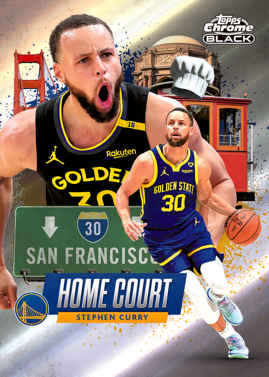 2025/26 Topps Chrome Black Basketball Hobby 8 Box Case