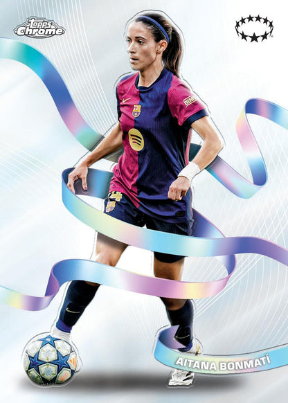 2024/25 Topps UEFA Women's Champions League Chrome Soccer Hobby Box