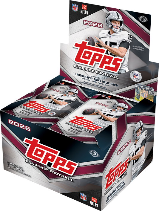 2026 Topps Football Jumbo 6 Box Case