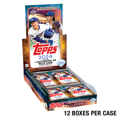 2024 Topps Update Series Baseball Hobby 12 Box Case