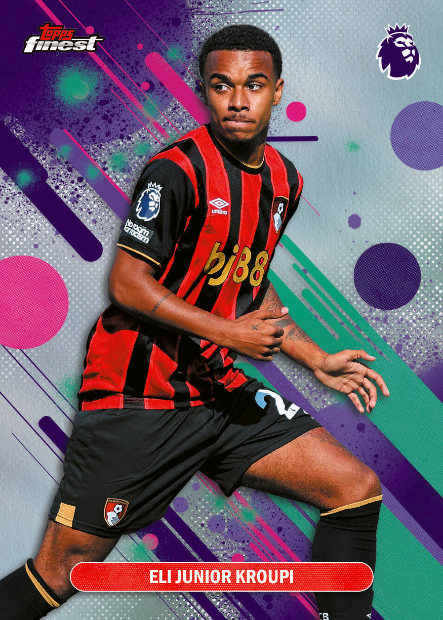 2026 Topps Finest Premier League Soccer Hobby 8 Box Case