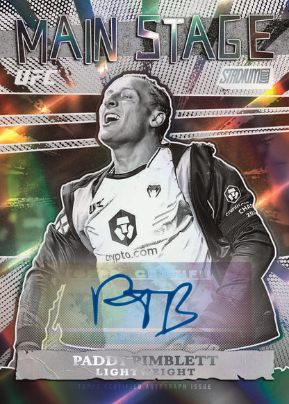2026 Topps UFC Stadium Club Blaster Box