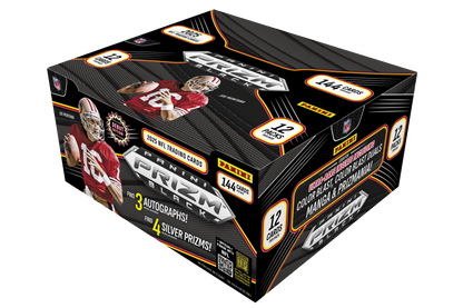 2025 Panini Prizm Black Football Hobby 12 Box Case