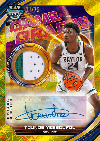 2025/26 Bowman University Best Basketball Hobby Box