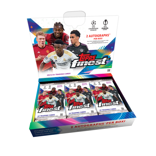 2023/24 Topps UEFA Club Competitions Finest Soccer Hobby Box
