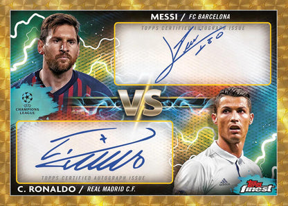 2023/24 Topps UEFA Club Competitions Finest Soccer Hobby 8-Box Case
