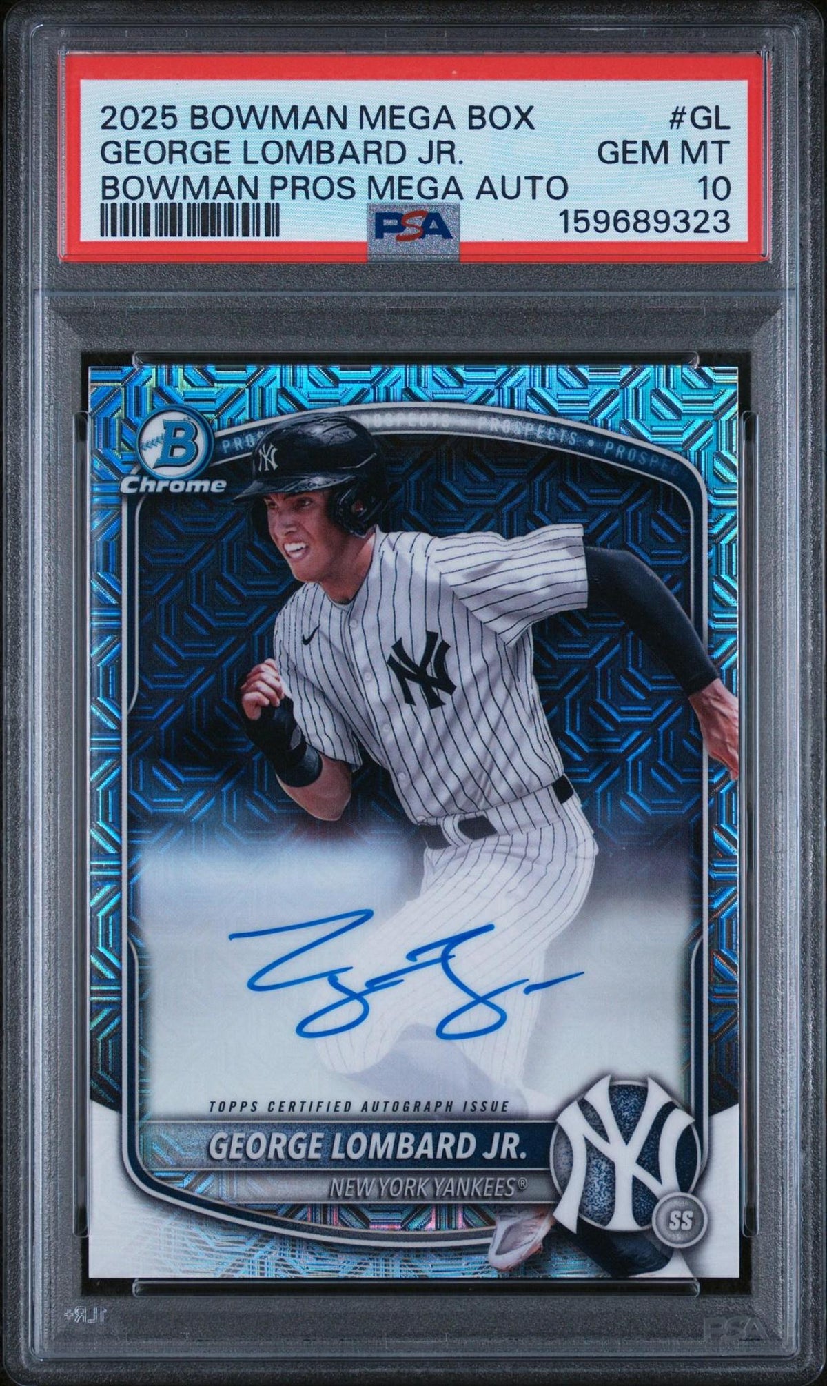 2025 Bowman Mega Box Bowman Prospect Mega Autographs Gl George Lombard Jr.