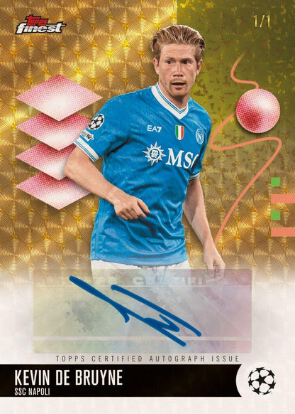 2025/26 Topps UEFA Club Competitions Finest Soccer Hobby 8 Box Case
