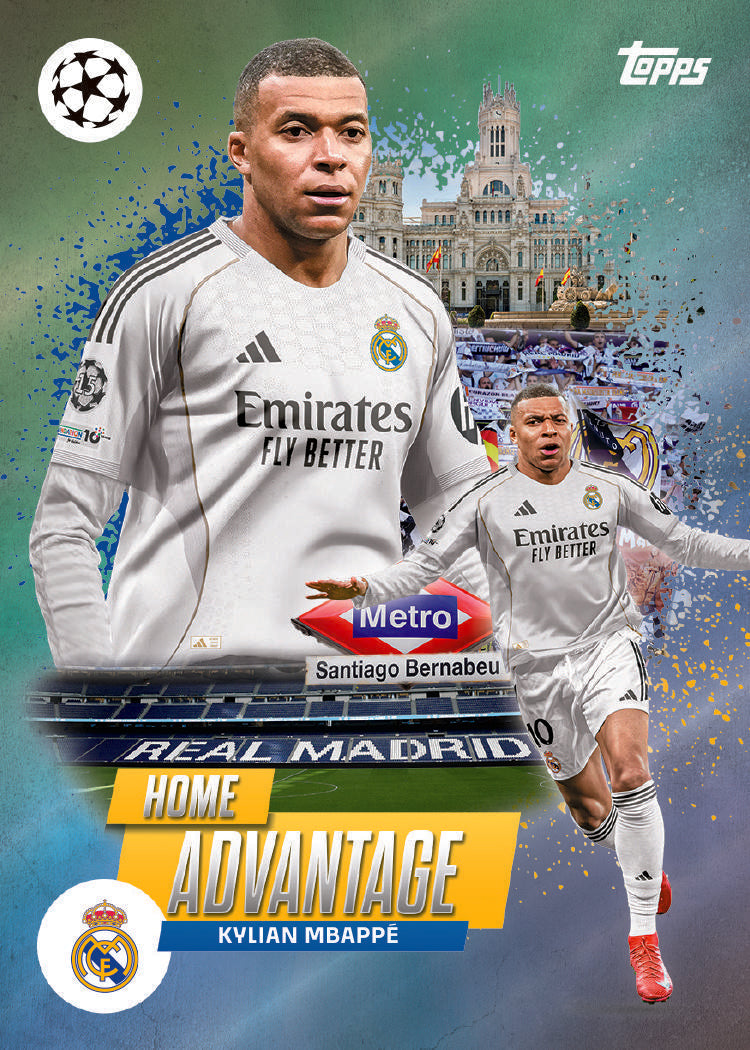 2025/26 Topps UEFA Club Competitions Soccer Blaster Box