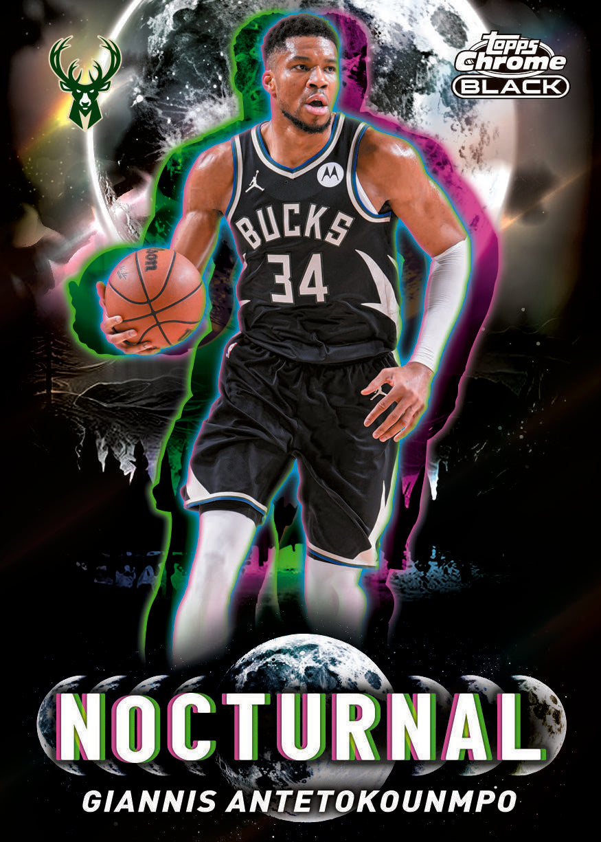 2025/26 Topps Chrome Black Basketball Hobby 8 Box Case