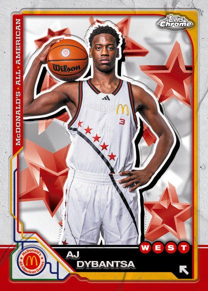 2025 Topps Chrome McDonald's All American Basketball Hobby Box