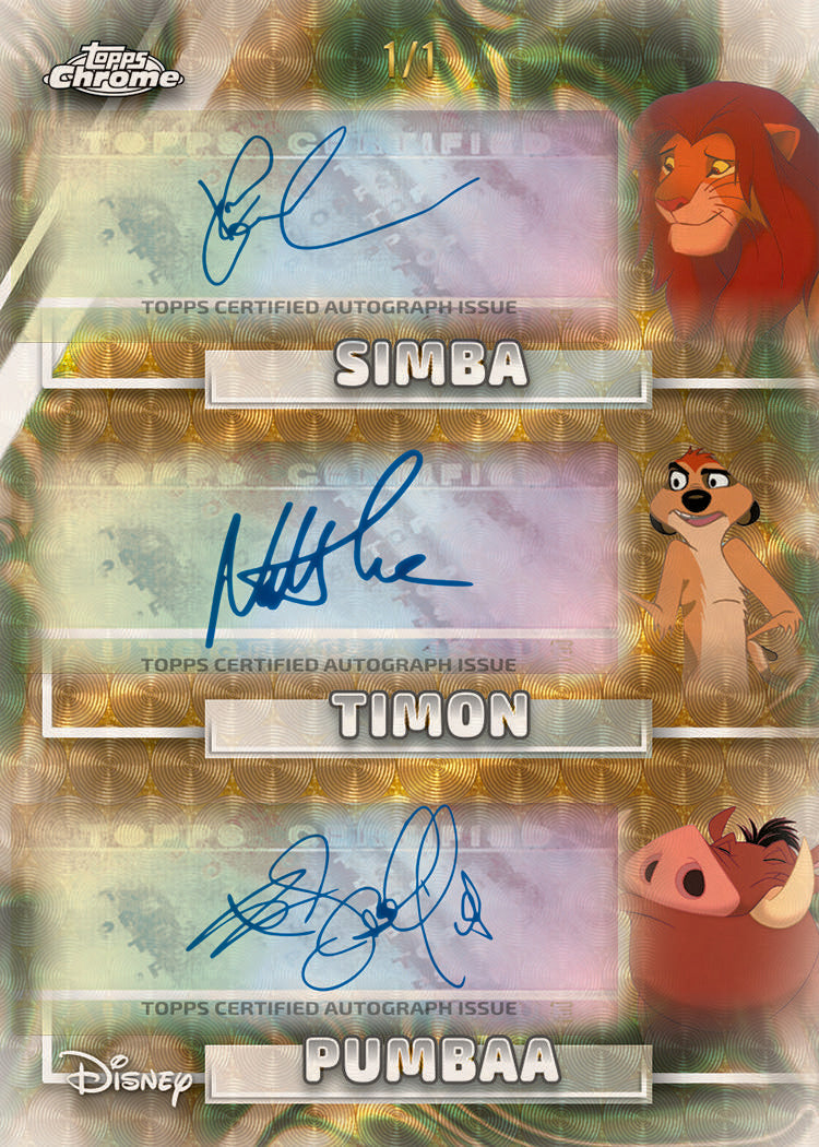 2026 Topps Chrome Disney Hobby 8 Box Case