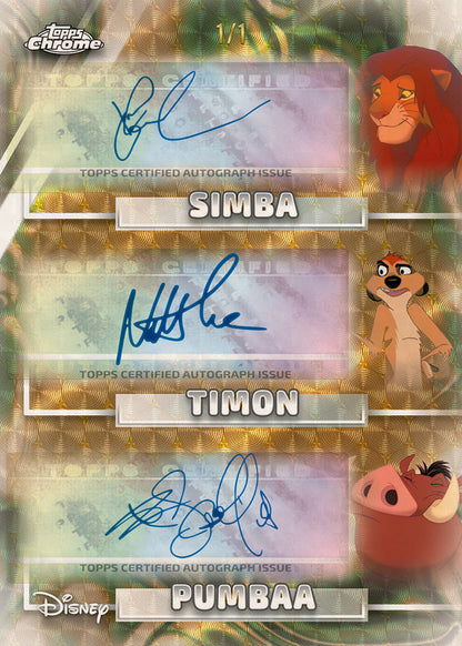 2026 Topps Chrome Disney Hobby 8 Box Case