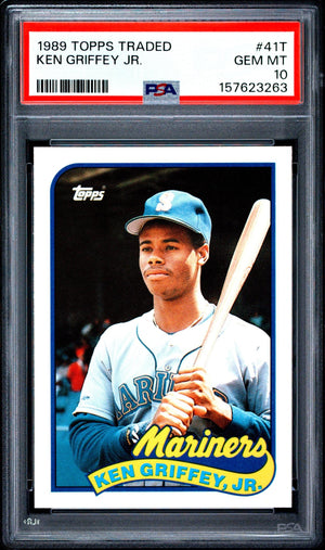 1989 TOPPS TRADED 41T KEN GRIFFEY JR. PSA 10
