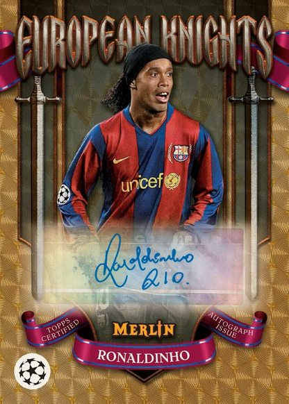 2024/25 Topps UEFA Club Competitions Merlin Chrome Soccer Hobby Box