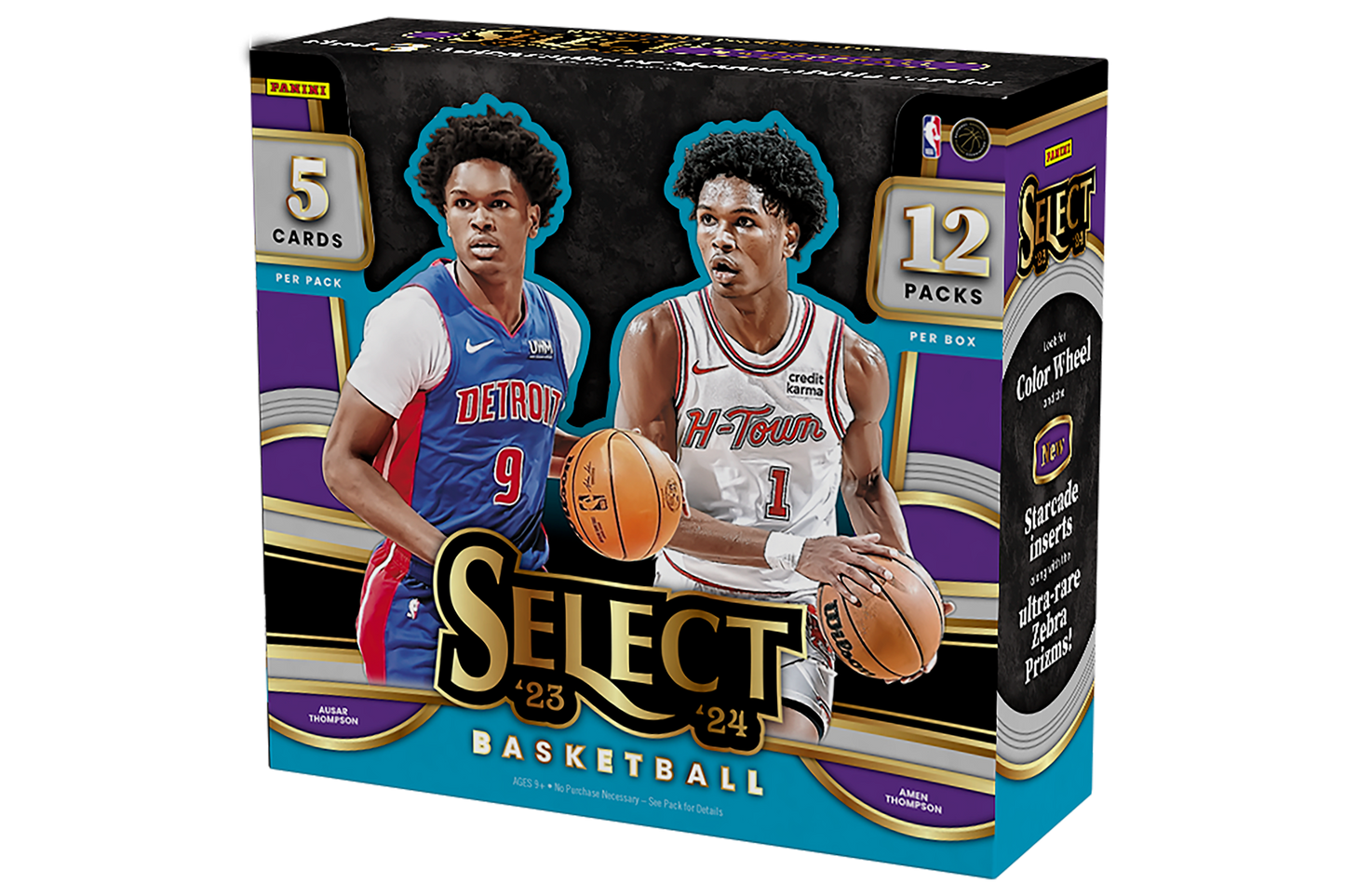 2023/24 Panini Select Basketball Hobby 12 Box Case