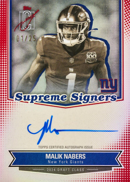 2025 Topps Signature Class Football Jumbo Box