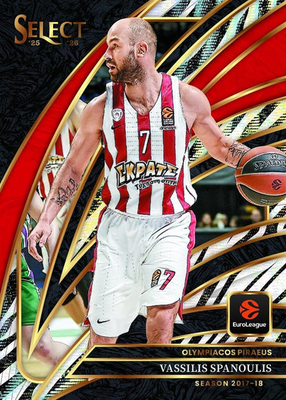 2025/26 Panini Select EuroLeague Basketball Hobby Box