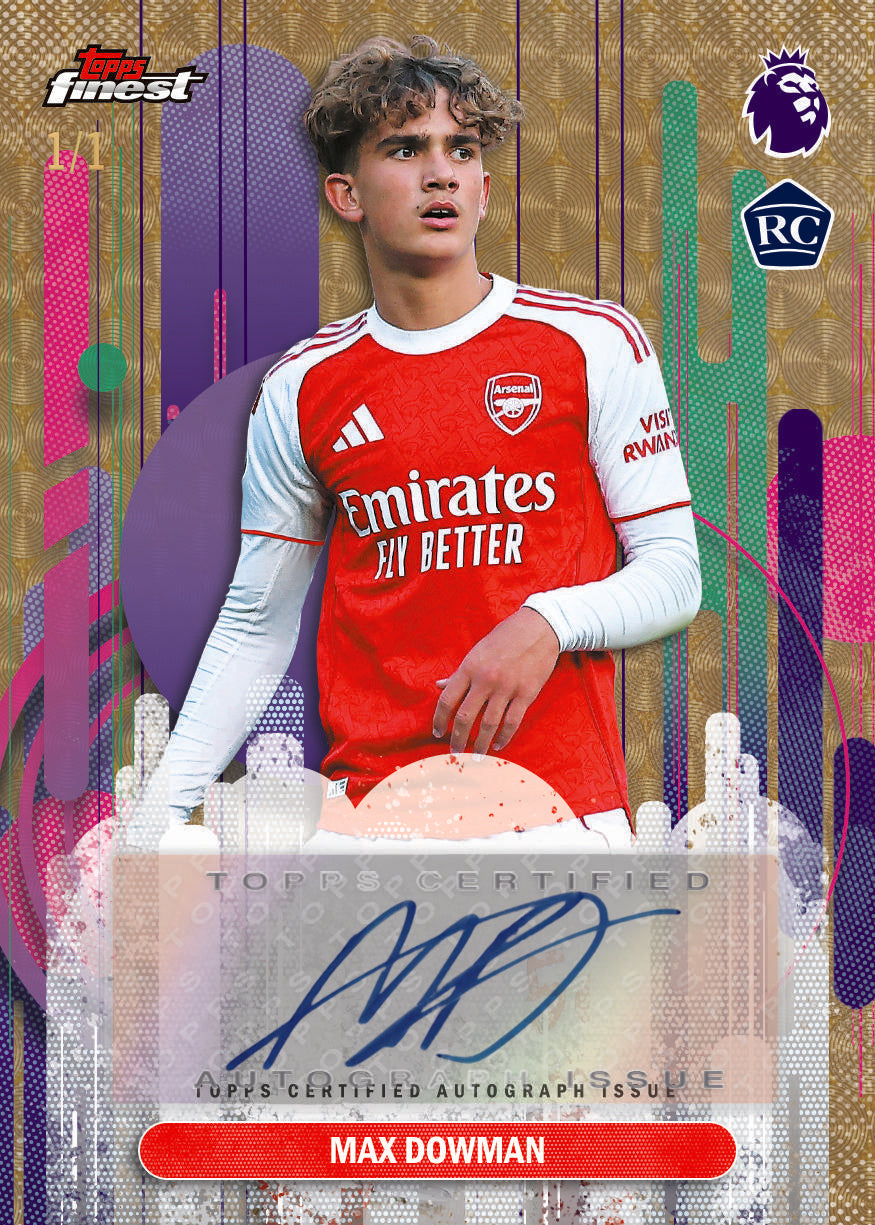2026 Topps Finest Premier League Soccer Hobby 8 Box Case