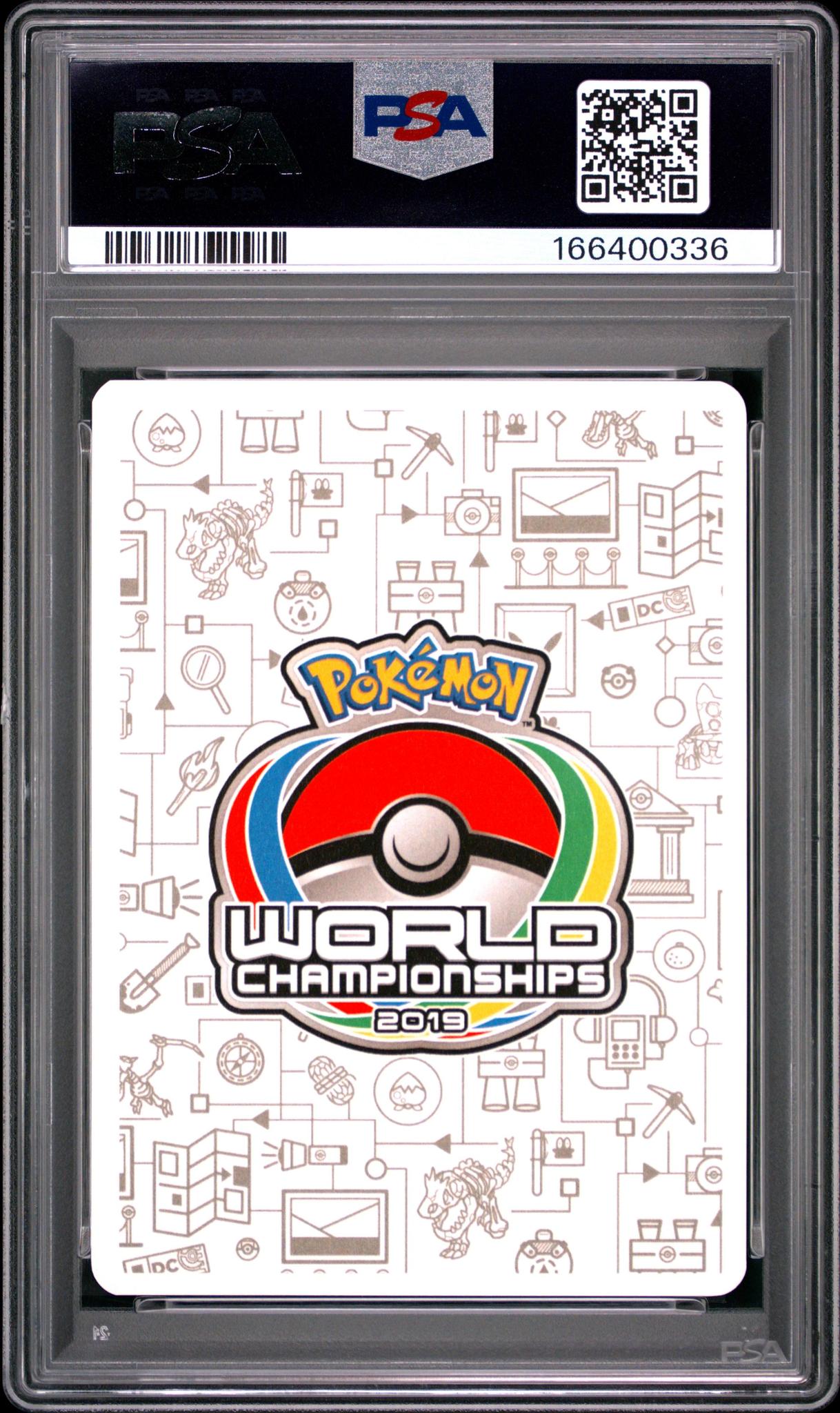 2019 Pokemon 2019 World Championships Deck: Perfection 71 Mewtwo & Mew Gx PSA 10