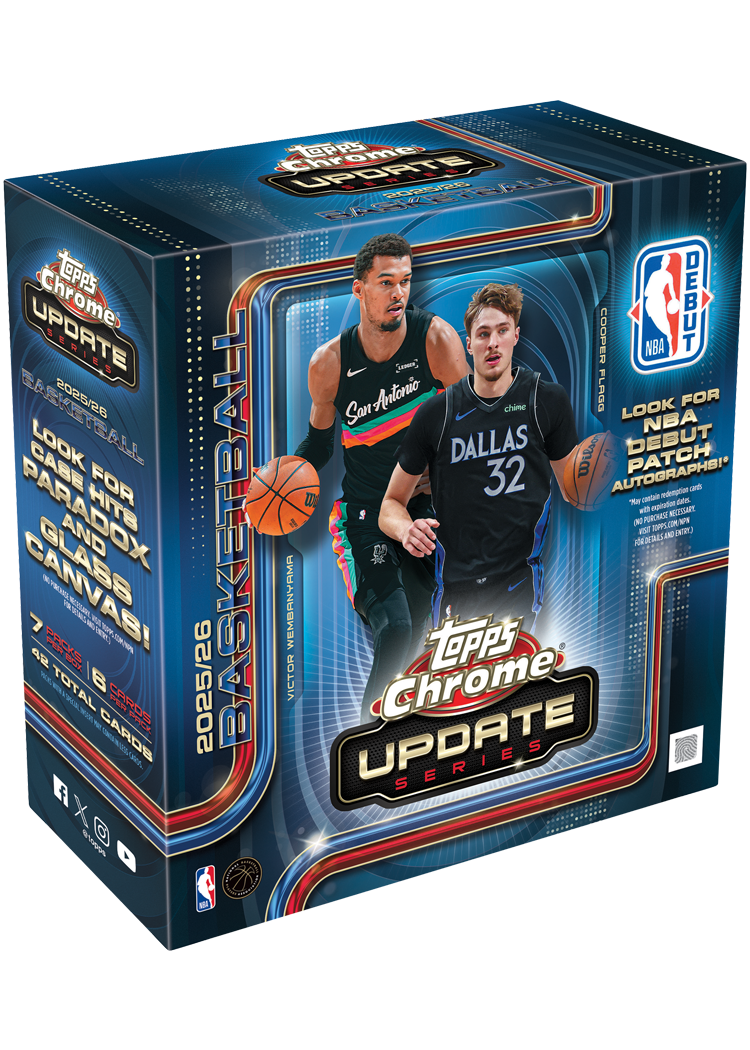 2025/26 Topps Chrome Update Series Basketball Mega Box