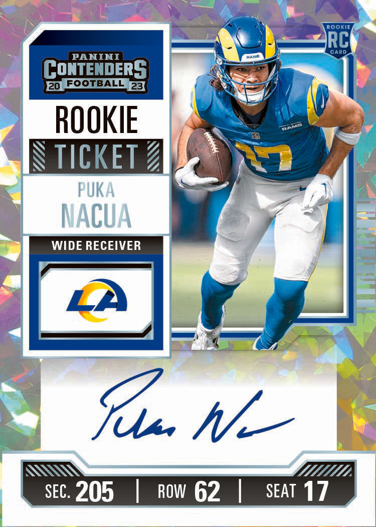 2023 Panini Contenders Football Hobby 12 Box Case