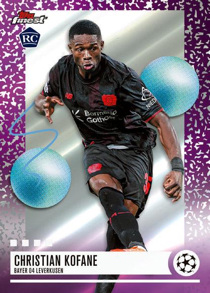 2025/26 Topps UEFA Club Competitions Finest Soccer Hobby 8 Box Case