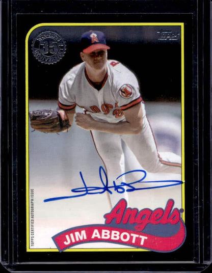 2024 Topps Jim Abbott #89BA2-JA Black Autograph /199