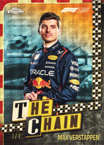 2025 Topps Chrome Formula 1 Racing Hobby 12 Box Case