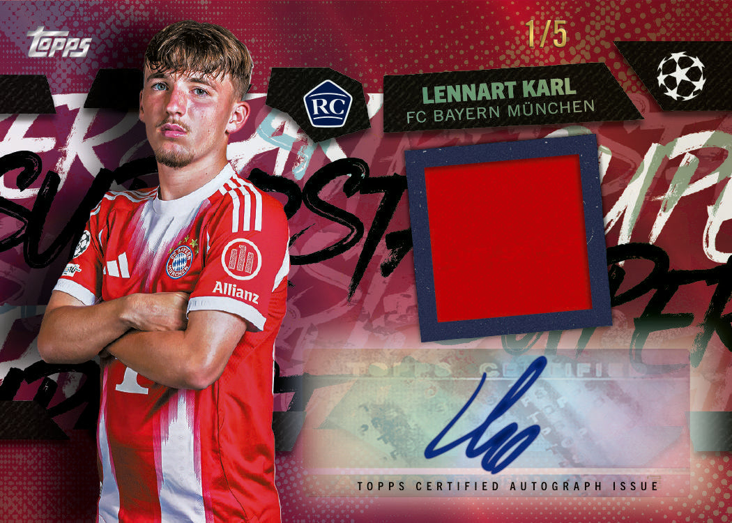 2025-26 Topps UEFA Club Competitions Soccer Hanger Box