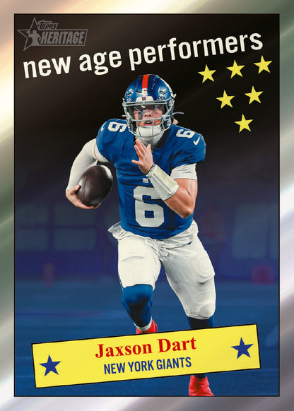 2026 Topps Heritage Football Hobby Box