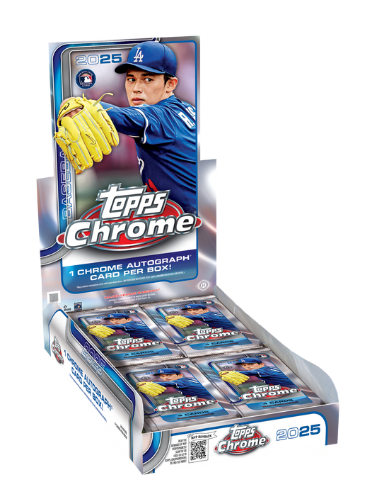 2025 Topps Chrome Baseball Hobby Box