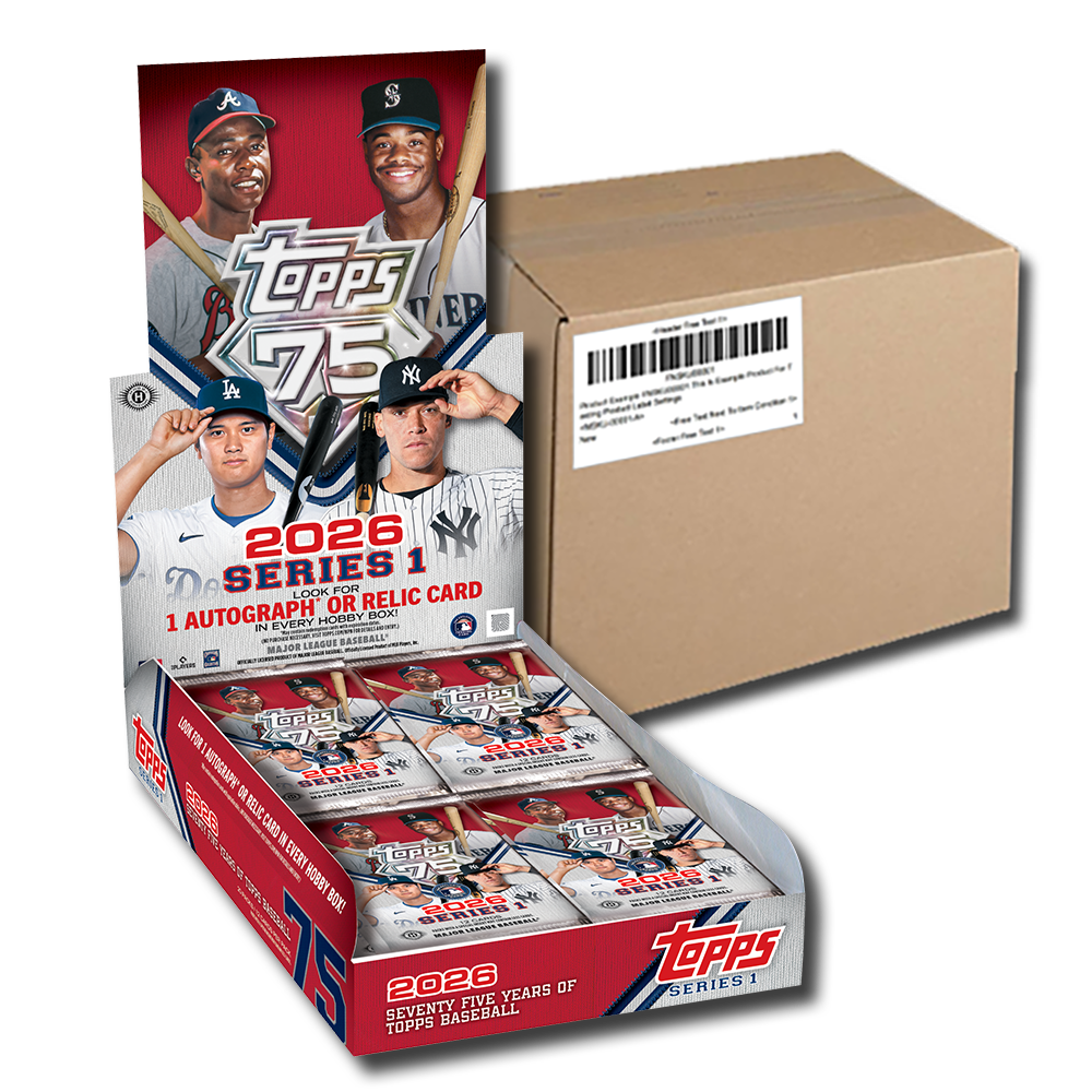 2026 Topps Series 1 Baseball Hobby 12 Box Case