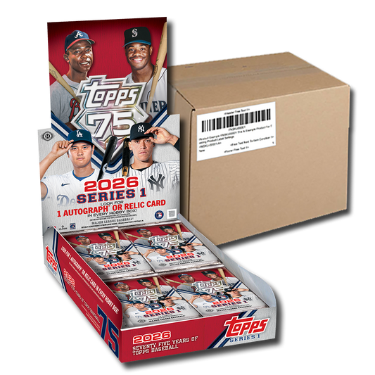 2026 Topps Series 1 Baseball Hobby 12 Box Case