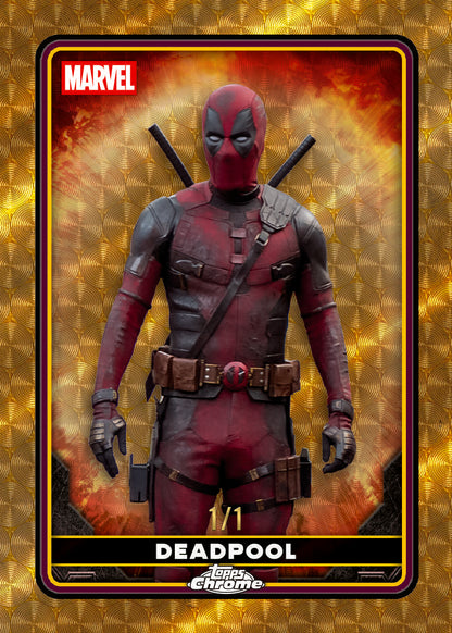 2025 Topps Chrome Marvel Deadpool Hobby Box