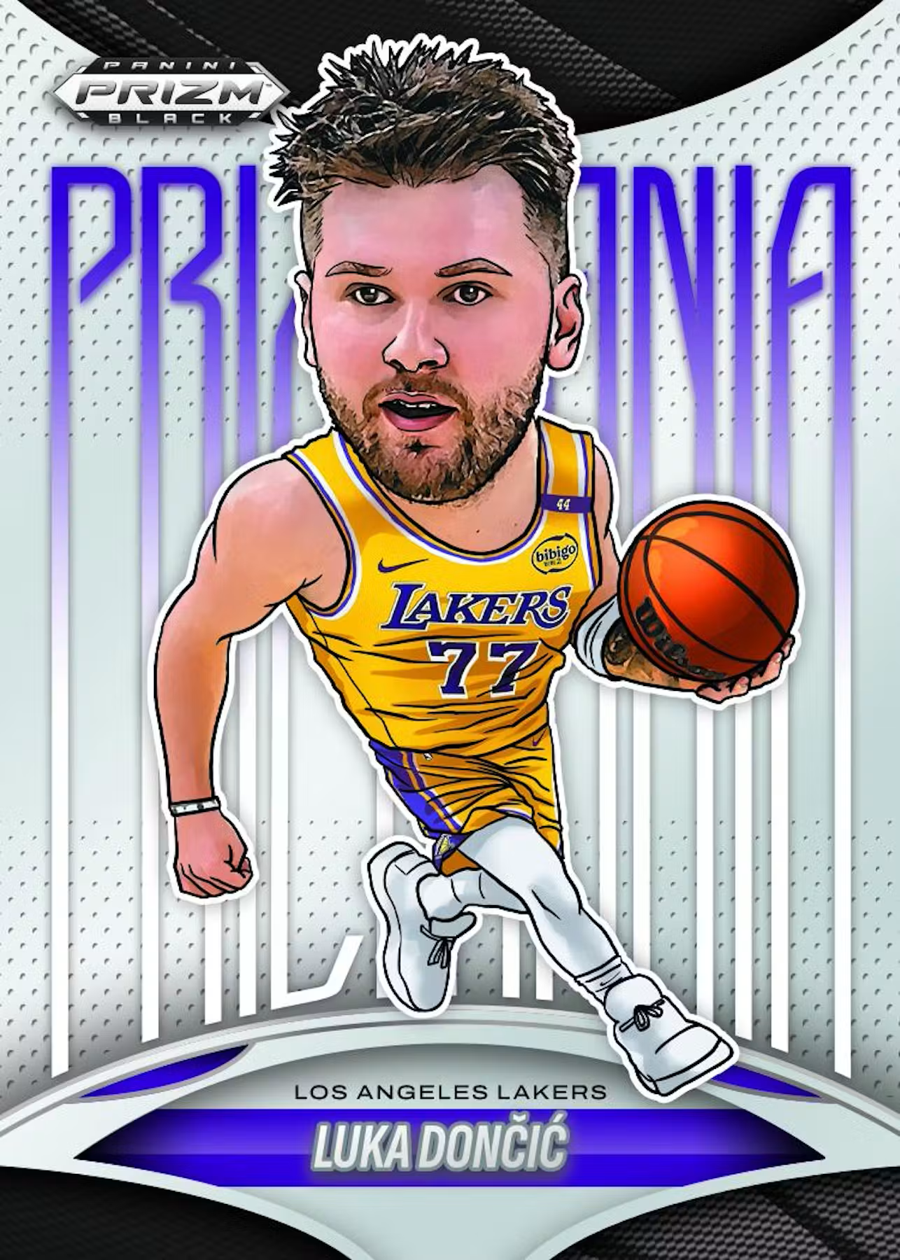 2024/25 Panini Prizm Black Basketball Hobby 12 Box Case