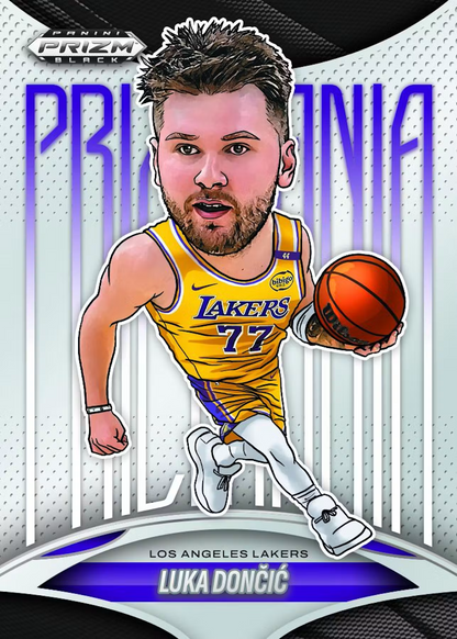 2024/25 Panini Prizm Black Basketball Hobby 12 Box Case