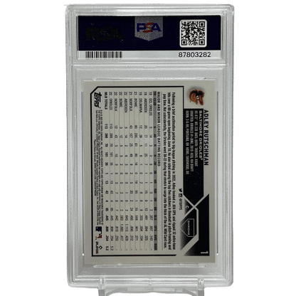 2023 Topps Chrome Adley Rutschman #1 Rookie Logo Refractor PSA 10