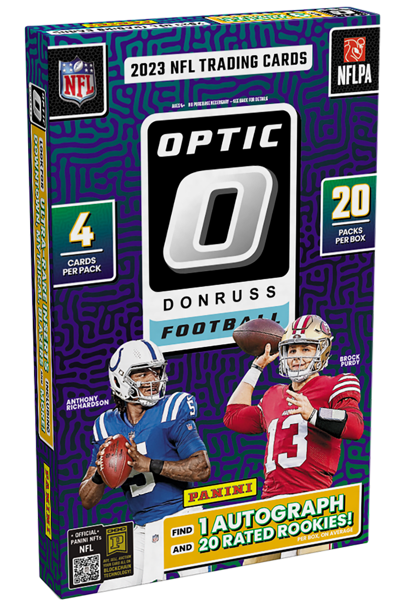 2023 Panini Donruss Optic Football Hobby 12 Box Case