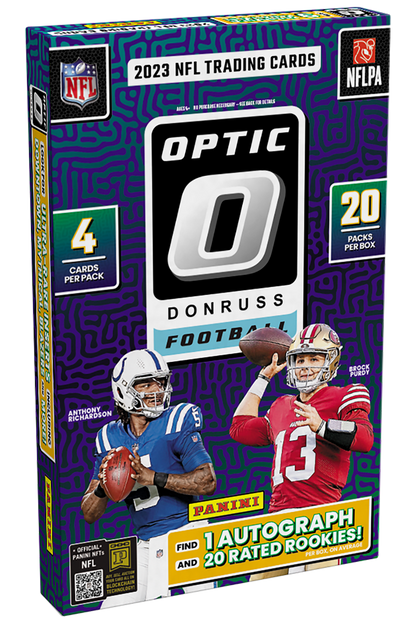 2023 Panini Donruss Optic Football Hobby 12 Box Case